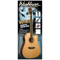 SET CHITARA ELECTRO-ACUSTICA WASHBURN WD10CE PACK