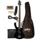 SET CHITARA BASS ELECTRICA WASHBURN T12B PACK