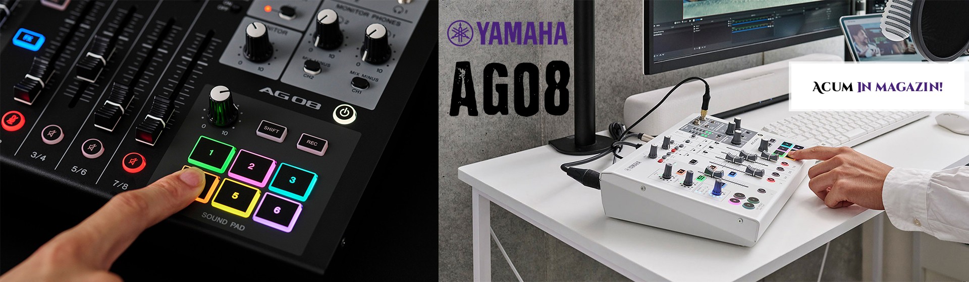 AG08 Live Streaming Mixer